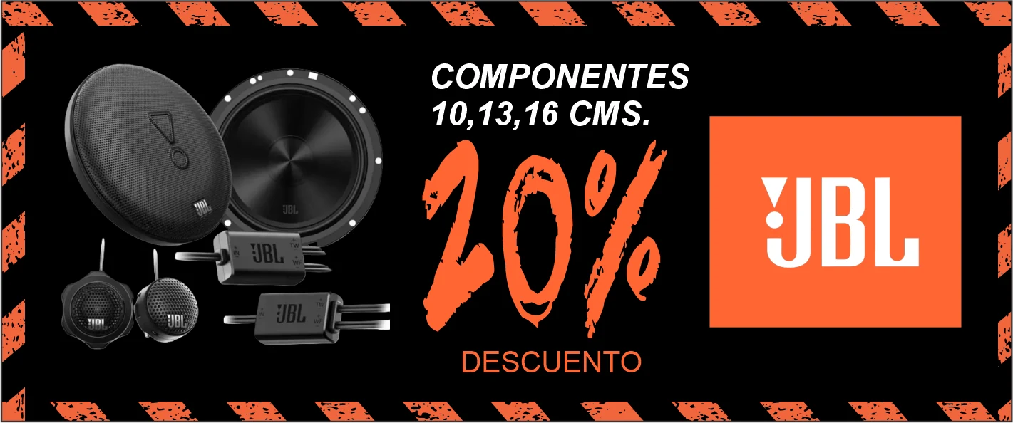 Componentes JBL 10, 13 y 16 cm con 20% de descuento — Antocarz